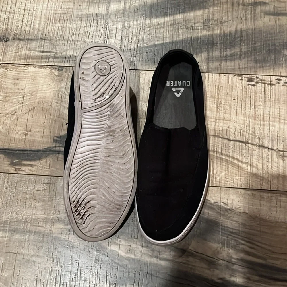 Travis Mathew Black Boat Slip on Shoes
